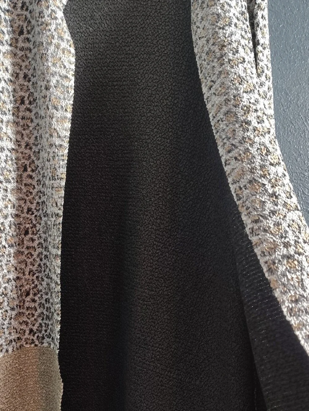 Leopard-Print Open Front Cardigan Travelers Collection Chico Size 2 Size L